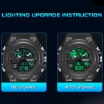 SANDA739 Uhr Platte Chao Männliche Uhr Männliche Student Mode Trend Multifunktionale Digitale Wasserdichte Elektronische Meter – Bild 2