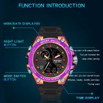 SANDA739 Uhr Platte Chao Männliche Uhr Männliche Student Mode Trend Multifunktionale Digitale Wasserdichte Elektronische Meter – Bild 6