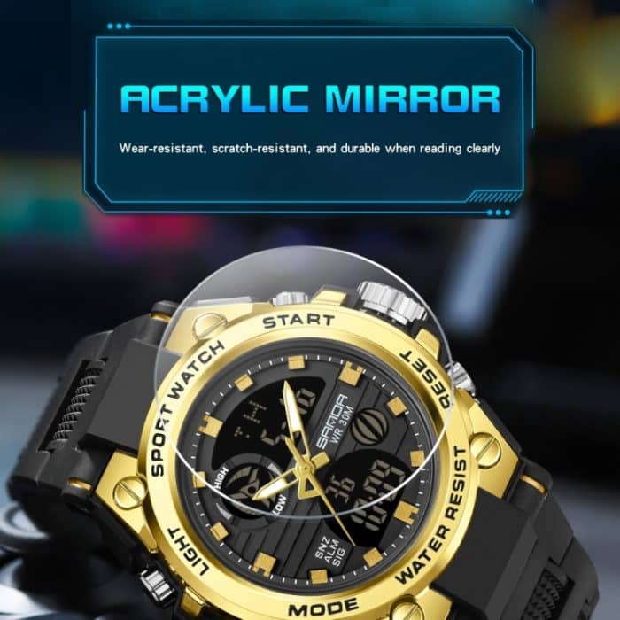 SANDA739 Uhr Platte Chao Männliche Uhr Männliche Student Mode Trend Multifunktionale Digitale Wasserdichte Elektronische Meter – Bild 7
