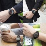 SANDA 763 Herren wasserdichte Studentenuhr, explosive Mode, multifunktional, Nachtlicht, Outdoor-Sport, Persönlichkeit, elektronische Armbanduhr – Bild 10