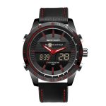 SANDA 774 Herren-Gürteluhr, Dual-Display, Multifunktions-Sport-Elektronikuhr, Modetrend, Freizeit, wasserdicht, leuchtende Uhr – Bild 3