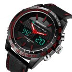 SANDA 774 Herren-Gürteluhr, Dual-Display, Multifunktions-Sport-Elektronikuhr, Modetrend, Freizeit, wasserdicht, leuchtende Uhr – Bild 4