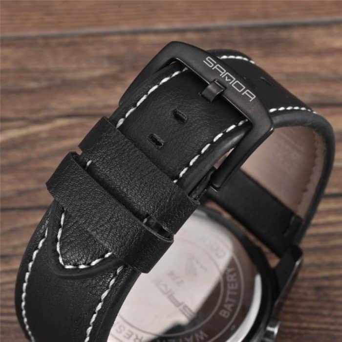 SANDA 774 Herren-Gürteluhr, Dual-Display, Multifunktions-Sport-Elektronikuhr, Modetrend, Freizeit, wasserdicht, leuchtende Uhr – Bild 8