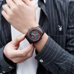 SANDA 775 Herren-Elektronikuhr, für Erwachsene, Mittelschüler, Jugendliche, multifunktional, Sport, wasserdicht, Trend-Doppeluhr – Bild 13