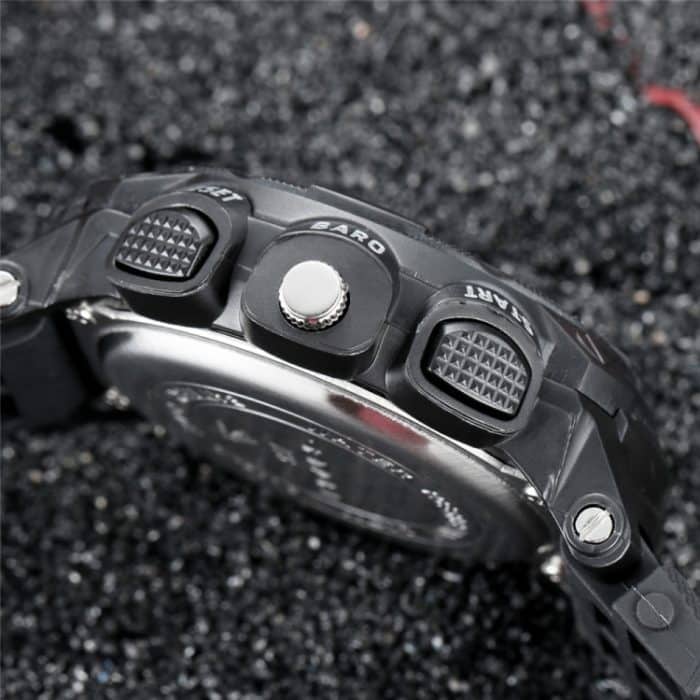 SANDA 775 Herren-Elektronikuhr, für Erwachsene, Mittelschüler, Jugendliche, multifunktional, Sport, wasserdicht, Trend-Doppeluhr – Bild 7