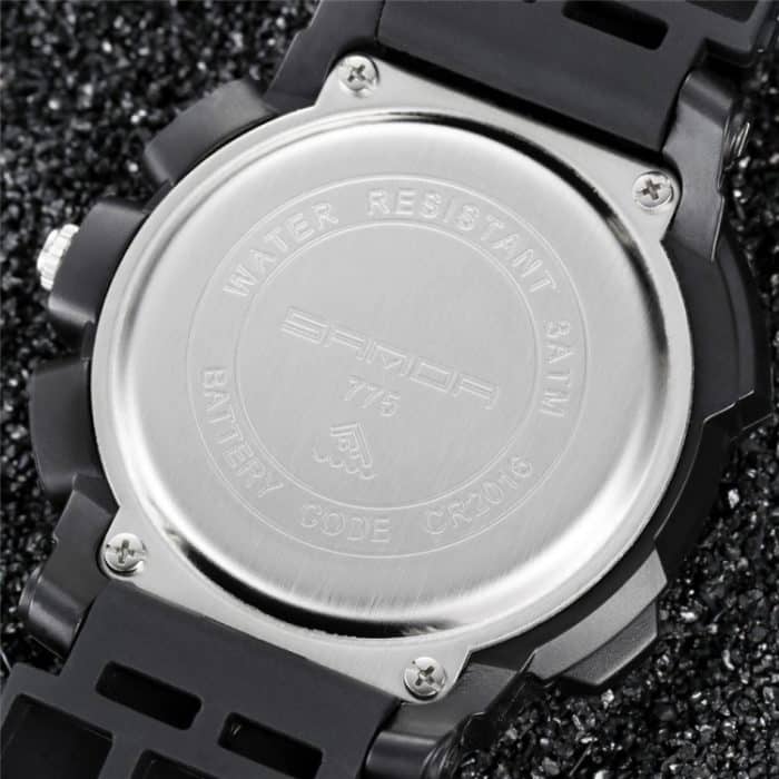 SANDA 775 Herren-Elektronikuhr, für Erwachsene, Mittelschüler, Jugendliche, multifunktional, Sport, wasserdicht, Trend-Doppeluhr – Bild 8