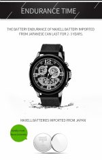 SANDA 793 Gezeitenuhr mit großem Zifferblatt, Studenten-Modetrend, multifunktionale, doppelt leuchtende, wasserdichte elektronische Uhr – Bild 14