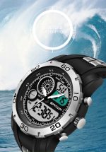 SANDA Neue wasserdichte leuchtende Kunststoff-Multifunktionsuhr für Herren, Outdoor-Sport, LED-Elektronikuhr – Bild 12