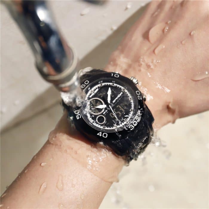 SANDA Neue wasserdichte leuchtende Kunststoff-Multifunktionsuhr für Herren, Outdoor-Sport, LED-Elektronikuhr – Bild 14