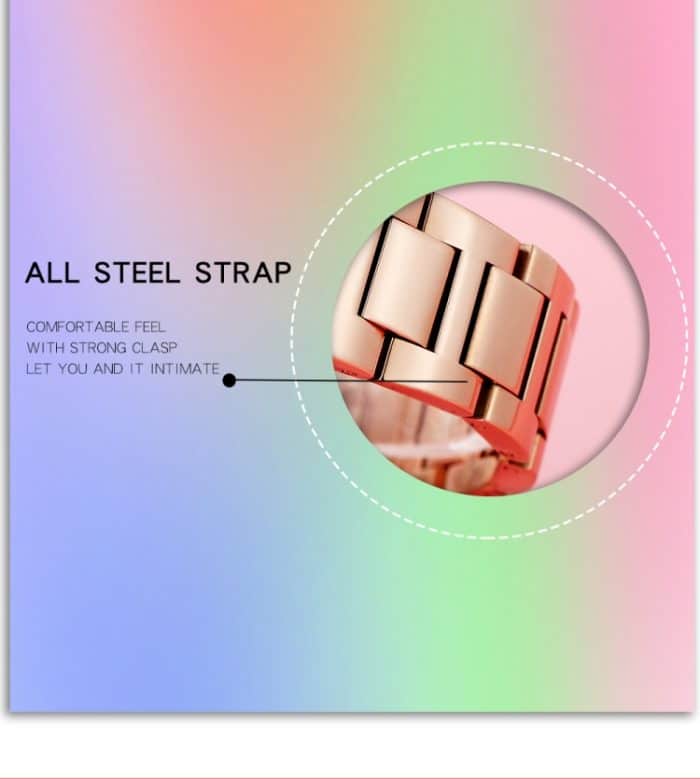 SANDA 1017 Damenuhr „All Over The Sky Star“, 360 Grad drehbare Uhr, Diamant-Stahlband, Damenuhr – Bild 10