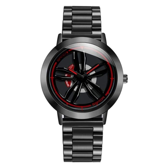 SANDA1009 Herrenuhr, Student, lässig, wasserdicht, Stahlband, Herrenuhr – Bild 1