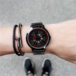 SANDA1009 Herrenuhr, Student, lässig, wasserdicht, Stahlband, Herrenuhr – Bild 16