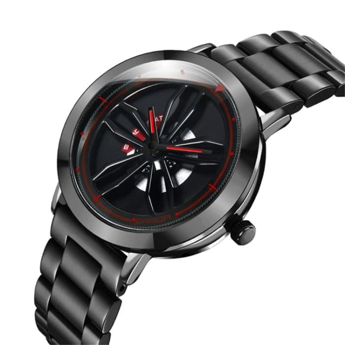 SANDA1009 Herrenuhr, Student, lässig, wasserdicht, Stahlband, Herrenuhr – Bild 3