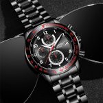 OCHSTIN 6112 Herren Multifunktionsuhr Mode Sport Business Kalender Leuchtende Herrenuhr Quarzuhr Stahluhr – Bild 3
