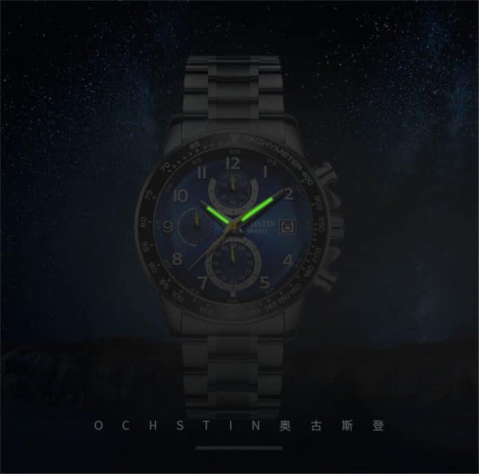 OCHSTIN 6112 Herren Multifunktionsuhr Mode Sport Business Kalender Leuchtende Herrenuhr Quarzuhr Stahluhr – Bild 10