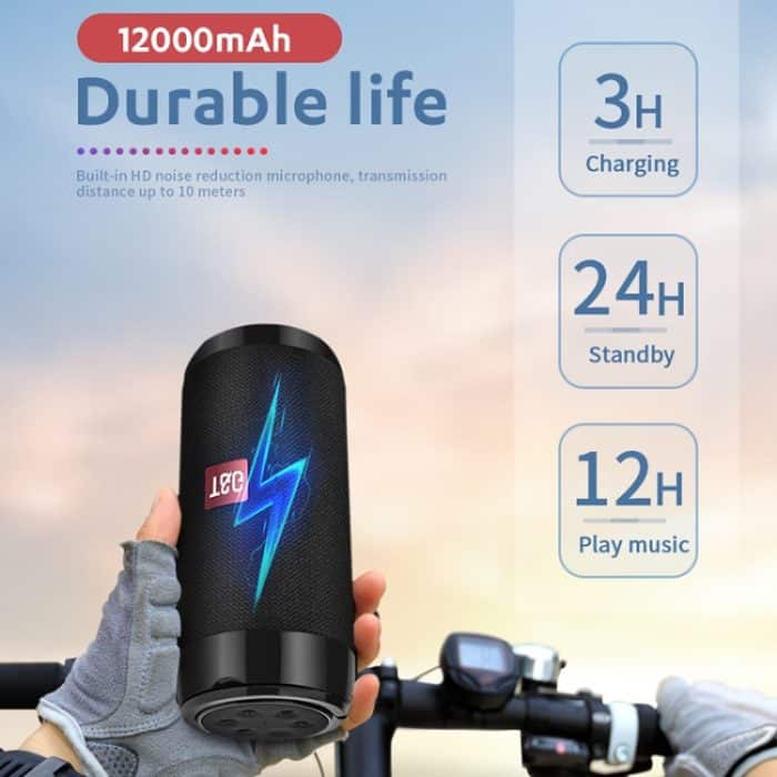 TG113C Spalte Tragbare Bluetooth Mini Lautsprecher FM Radio Wasserdicht Subwoofer Telefon Halter Drahtlose Loundpeakers – Bild 4