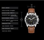 OCHSTIN 6117 Modeuhr Freizeit Leder Outdoor Sport wasserdichte Uhr – Bild 5