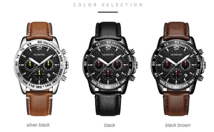 OCHSTIN 6117 Modeuhr Freizeit Leder Outdoor Sport wasserdichte Uhr – Bild 8