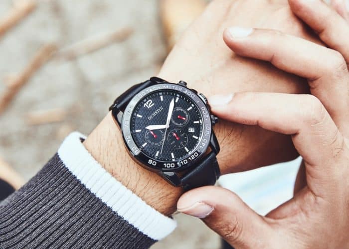 OCHSTIN 6117 Modeuhr Freizeit Leder Outdoor Sport wasserdichte Uhr – Bild 10