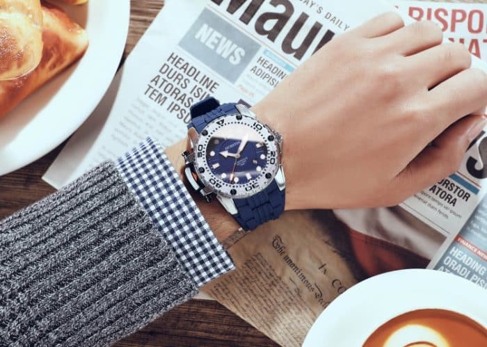 OCHSTIN 6124 Nachtlicht Wasserdichte Herrenuhr Outdoor Sport Quarzuhr Silikonuhr – Bild 14