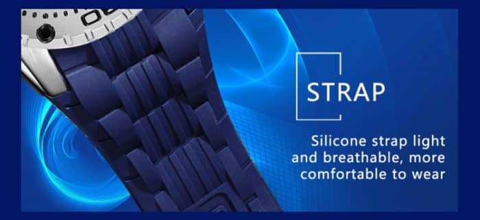 OCHSTIN 6124 Nachtlicht Wasserdichte Herrenuhr Outdoor Sport Quarzuhr Silikonuhr – Bild 9