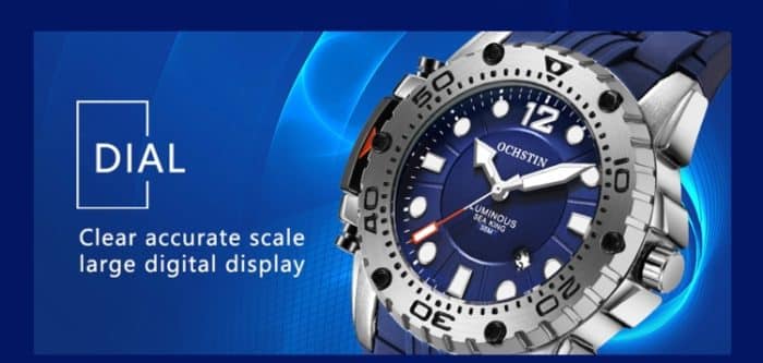 OCHSTIN 6124 Nachtlicht Wasserdichte Herrenuhr Outdoor Sport Quarzuhr Silikonuhr – Bild 10