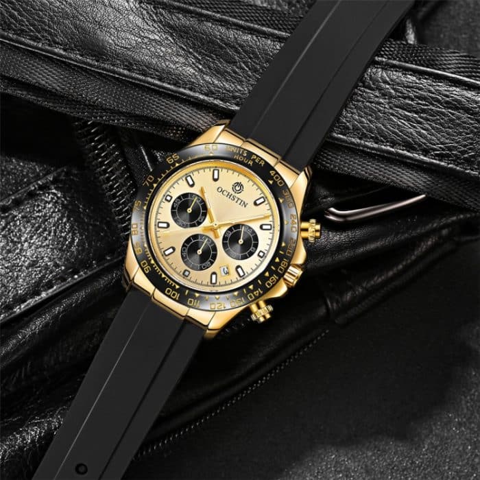 OCHSTIN 6103 Multifunktions-Quarzuhr, Silikon-Uhrenarmband, sportliche, leuchtende, wasserdichte Uhr – Bild 6