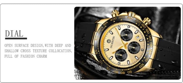 OCHSTIN 6103 Multifunktions-Quarzuhr, Silikon-Uhrenarmband, sportliche, leuchtende, wasserdichte Uhr – Bild 9