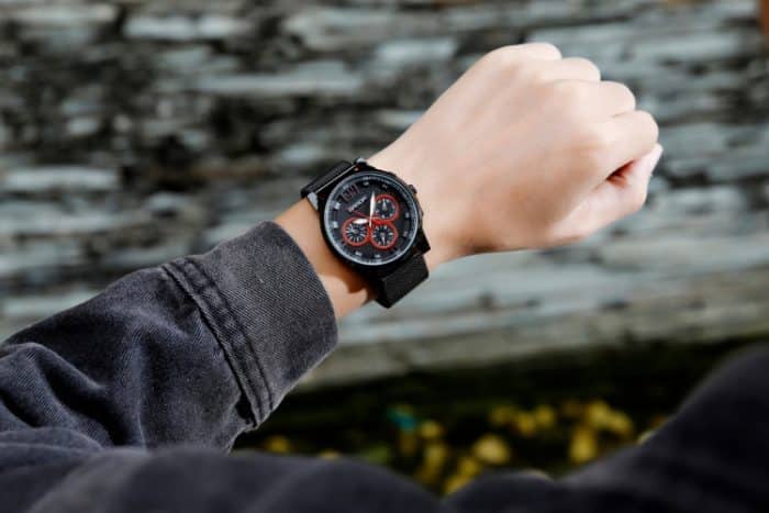 SYA00819901A_13.jpg SANDA 5009 Business Fashion Three Eye Six Needle Casual Leder Wasserdichte Herren Quarzuhr – Bild 14