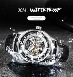 Ochstin 2002C Männer Automatische Hohl Leder Mechanische Uhr Business Wasserdicht Nachtlicht Männer Uhr Mechanische Uhr – Bild 5