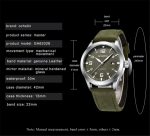 Ochstin 62028 Mode Vollautomatische Mechanische Uhr Wasserdicht Männer Freizeit Mechanische Uhr Kalender Leder Uhr – Bild 4