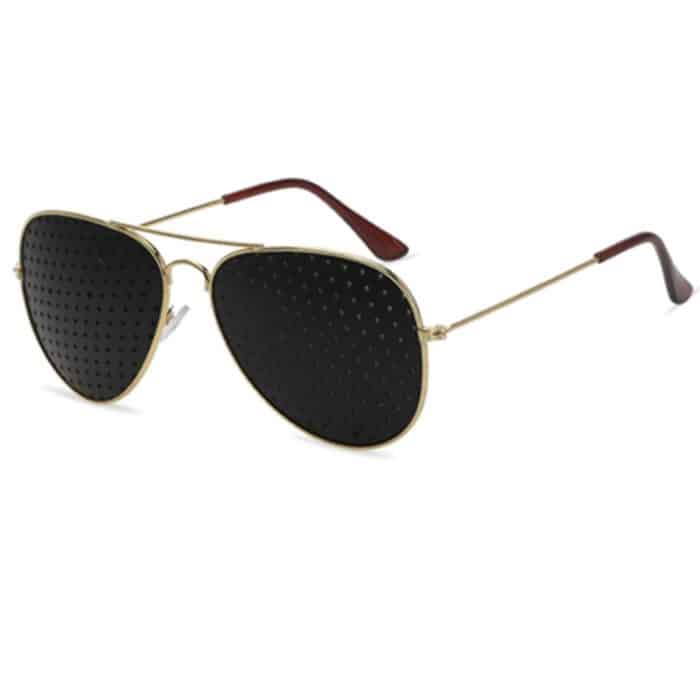 2 Stück Pin-Loch-Brille, Pin-Loch-Sonnenbrille, Augenübung, Sehkraft, natürliche Heilung, Sehkorrektur und Verbesserung – Bild 2