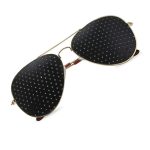 2 Stück Pin-Loch-Brille, Pin-Loch-Sonnenbrille, Augenübung, Sehkraft, natürliche Heilung, Sehkorrektur und Verbesserung – Bild 7