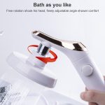 Universeller, unter Druck stehender One-Touch-Wasserstopp-Handbrausekopf, White Color Gold, Silver Color Gold – Bild 6