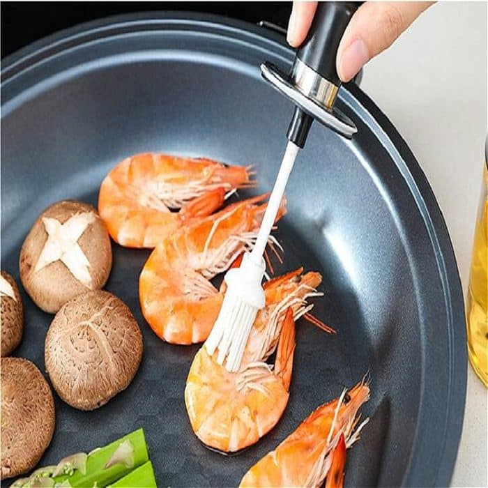 Küchengeschirr-Gewürzglas-Löffel-Abdeckung, integrierte Versiegelung, feuchtigkeitsbeständige Menage, Black, Blue, Pink, White, Stainless Steel Spoon, Stainless Steel Honey Stick, Stainless Steel Brush, Lead-free Glass Spoon, Lead-free Glass Honey Stic... – Bild 5