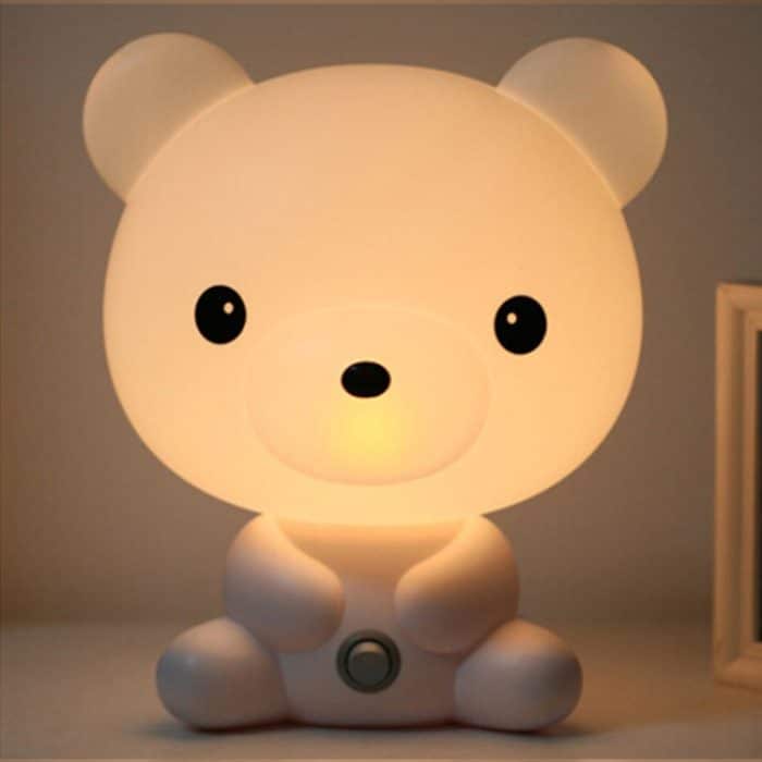 Baby Schlafzimmer Lampen Nachtlicht Cartoon Haustiere PVC Kunststoff Schlaf Led Kind Lampe – Bild 2