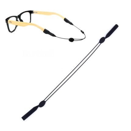 2 Stück verstellbare Brillenband, Sportbrille, rutschfeste Ohrbügel-Abdeckung