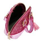 Niedliche Umhängetasche aus Leder, Umhängetasche für Mädchen, einfarbig, Mini-Reißverschluss, kleine quadratische Tasche, Einkaufstasche – Bild 3