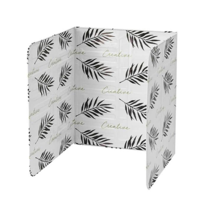 2 Stück Gasherd Aluminiumfolie Ölplatte Küche Spritzschutz Hochtemperatur-Öl-Isolierplatte – Bild 1