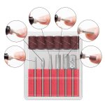1 Set Power Professionelle Elektrische Maniküre Maschine Stift Pediküre Nagel Datei Nagel Werkzeuge 6 bits Bohrer Nagel Bohrer Maschine, US Plug Rose Red, US Plug Blue, US Plug White, EU Plug White, EU Plug Rose Red, EU Plug Black, EU Plug Green... – Bild 5