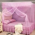 Eintüriges Moskitonetz mit quadratischem Dach für Heimstudentenwohnheime, 1.0x1.9x1.5 Meters, 1.2x1.9x1.6 Meters, 1.5x2.0x1.8 Meters, 1.8x2.0x1.8 Meters