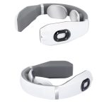 Halswirbel-Massagegerät, Aufladen, intelligentes Puls-Physiotherapie-Instrument, elektromagnetische Vibration, Nackenschutz, White, Black, Red – Bild 4