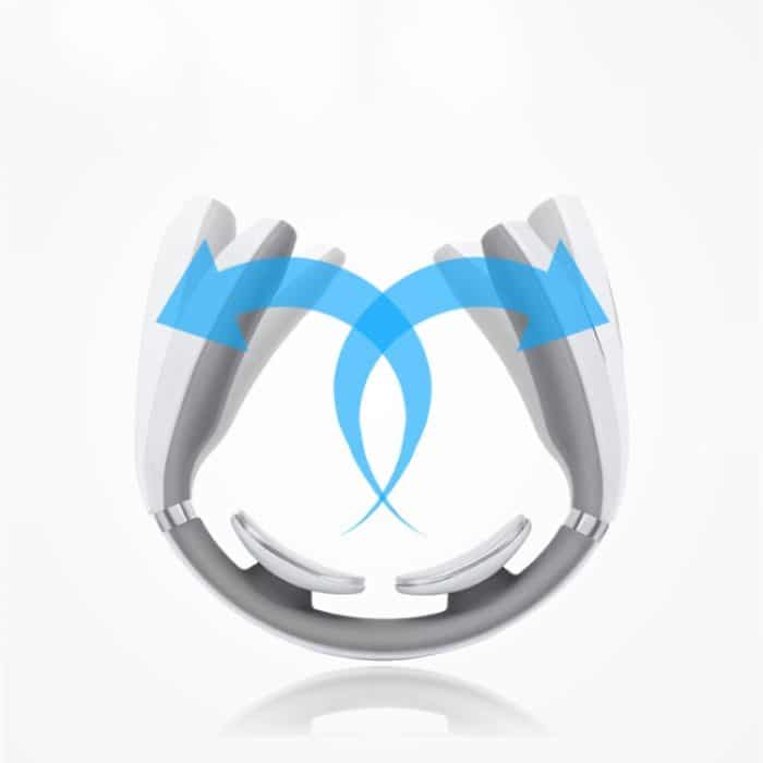 Halswirbel-Massagegerät, Aufladen, intelligentes Puls-Physiotherapie-Instrument, elektromagnetische Vibration, Nackenschutz, White, Black, Red – Bild 6