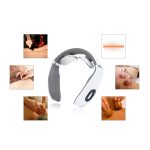 Halswirbel-Massagegerät, Aufladen, intelligentes Puls-Physiotherapie-Instrument, elektromagnetische Vibration, Nackenschutz, White, Black, Red – Bild 8