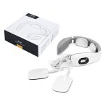 Halswirbel-Massagegerät, Aufladen, intelligentes Puls-Physiotherapie-Instrument, elektromagnetische Vibration, Nackenschutz, White, Black, Red – Bild 10