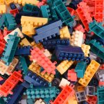 Kinder kreativer Zusammenbau großer Bausteine aus DIY-Lernspielzeug, zufällige Farblieferung – Bild 4