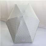 Mini-Taschenschirm mit 5 Taschen, UV-Schutz, schwarzer Kunststoffschirm – Bild 4