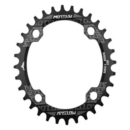 MOTSUV Rundes schmales breites Kettenblatt MTB Fahrrad 104BCD Zahnplattenteile