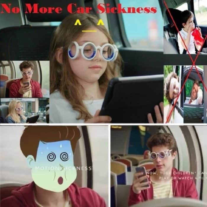 Faltbare tragbare keine Linse Anti-Motion-Krankheit SEASICK-Flüssigkeitsgläser im Freien-Reise-Tool – Bild 10