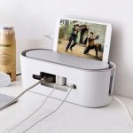 Heimkabel-Aufbewahrungsbox, hohler Drahtkabel-Sicherheits-Ordentlicher Organizer-Behälter, Normal, Heighten